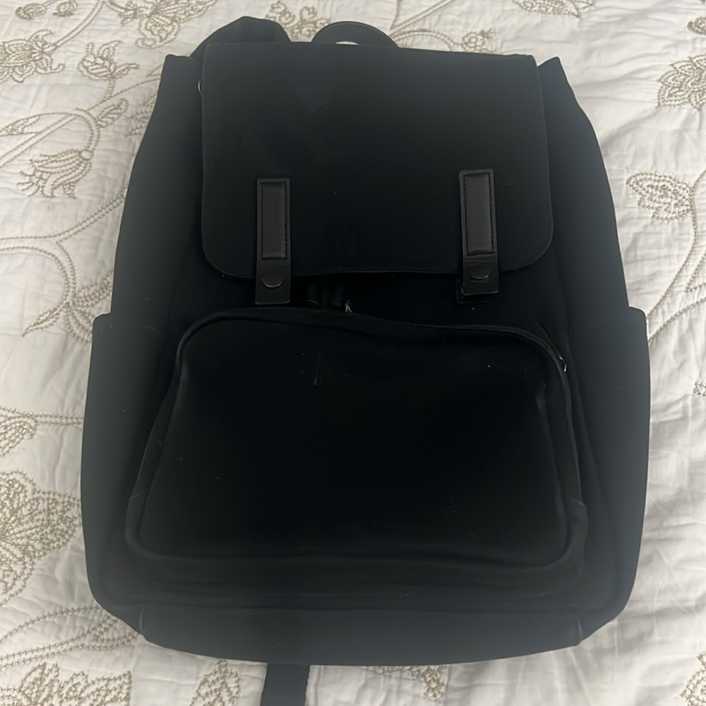 EVERLANE Black Canvas Backpack - Picture 3 of 10
